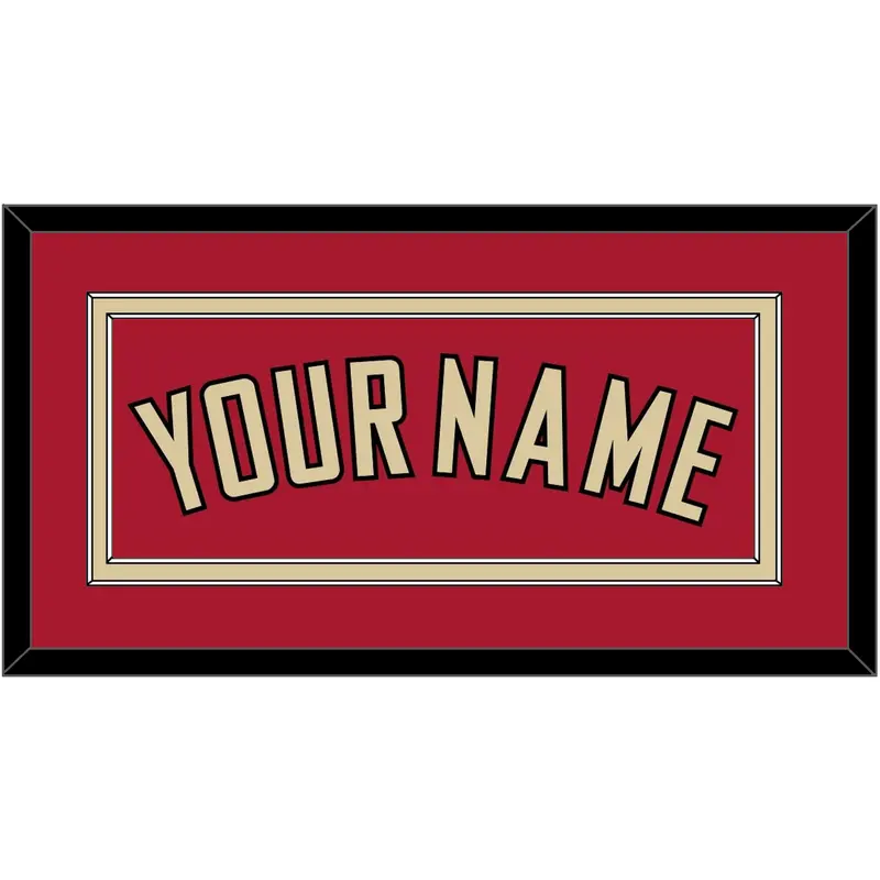 Arizona Name - Alternate Red (2020-2023) - Double Mat 2