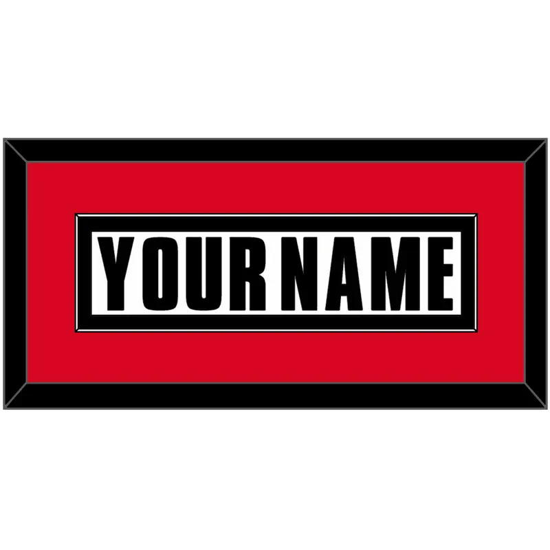 Canada Mens Hockey Nameplate - 2002 Olympics Home White - Single Mat 2