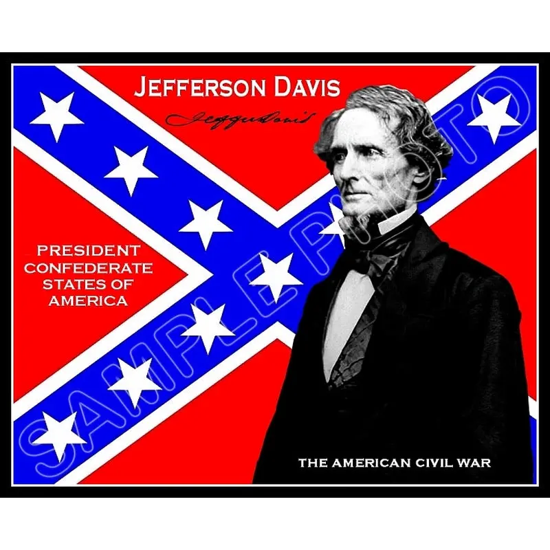 Jefferson Davis 8X10 Photo - Confederate President - 2707