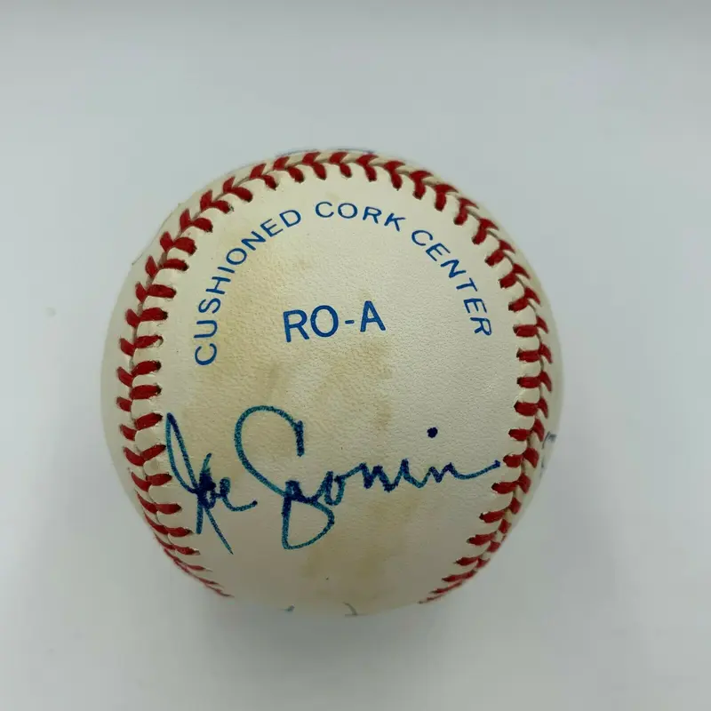 Joe Cronin Luke Appling Boudreau Aparicio HOF Shortstops Signed Baseball JSA COA