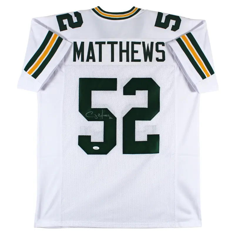 Clay Matthews III Authentic Signed White Pro Style Jersey Autographed JSA