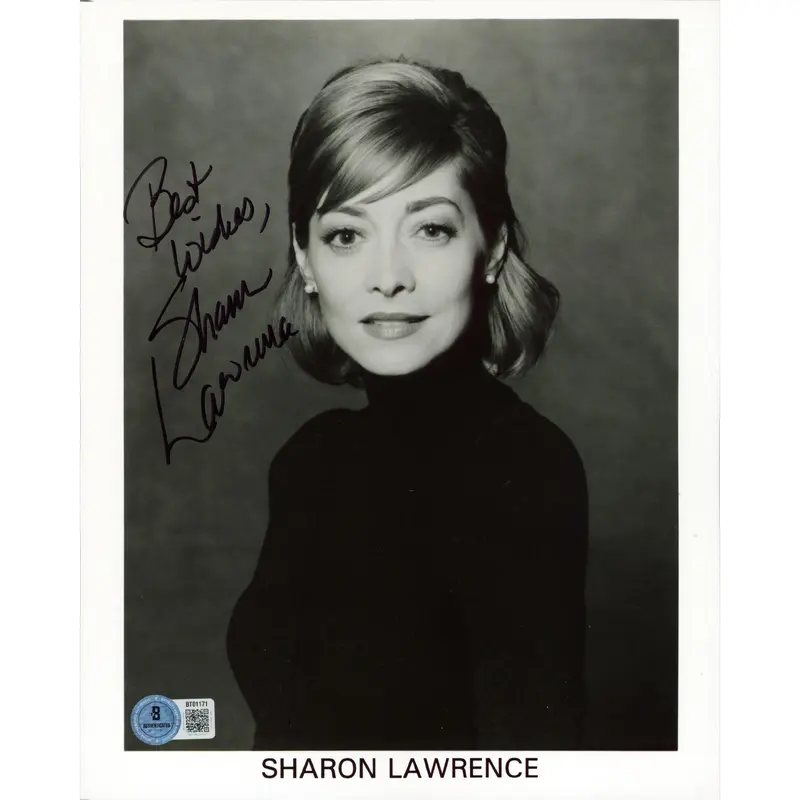 Sharon Lawrence NYPD Blue "Best Wishes" Authentic Signed 8x10 Photo BAS #BT01171