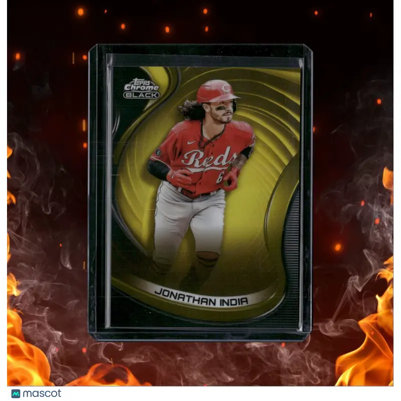 2022 Topps Chrome Black Jonathan India Gold Refractor 49/50 #96