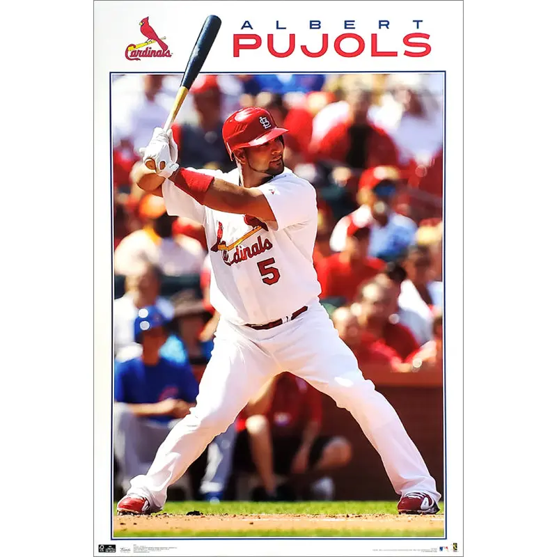 Albert Pujols "Slugger" St. Louis Cardinals MLB Action Poster - Costacos 2011