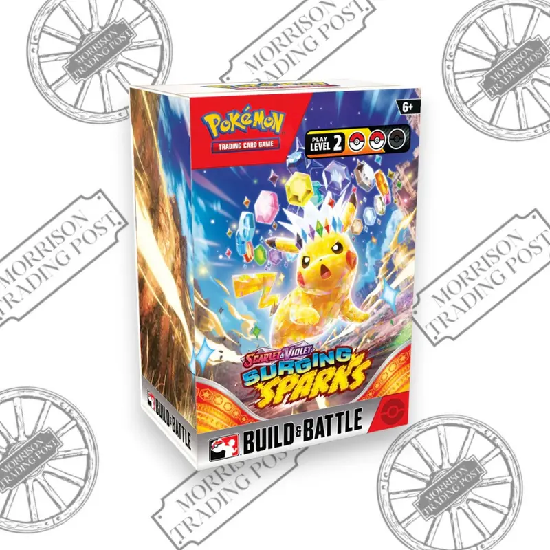 Pokemon Scarlet & Violet Surging Sparks Build & Battle Box