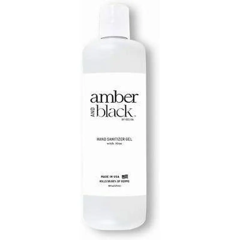 Amber and Black Hand Sanitizer Gel 16 oz.