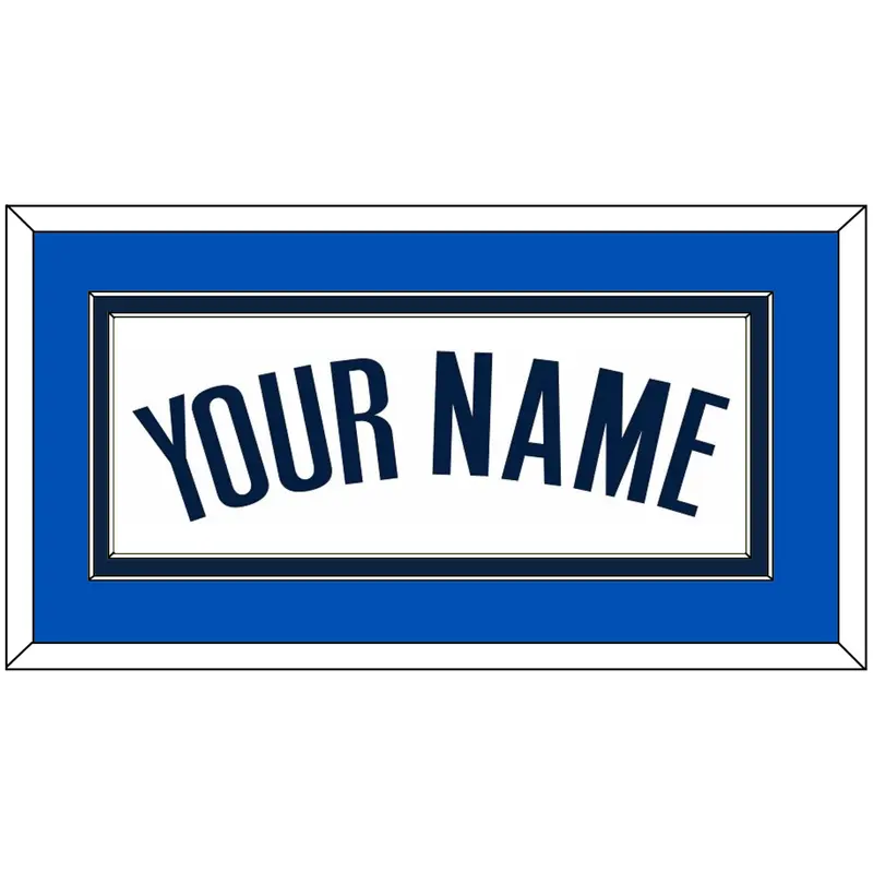 Dallas Name - White Association - Double Mat 3