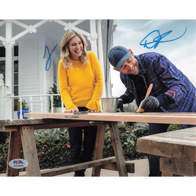 Dave and Jenny Marrs signed 8x10 photo PSA/DNA Autographed