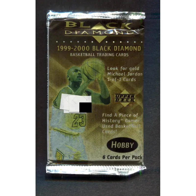 1999/00 Upper Deck Black Diamond Basketball Unopened Pack (Hobby) (PS) (6)