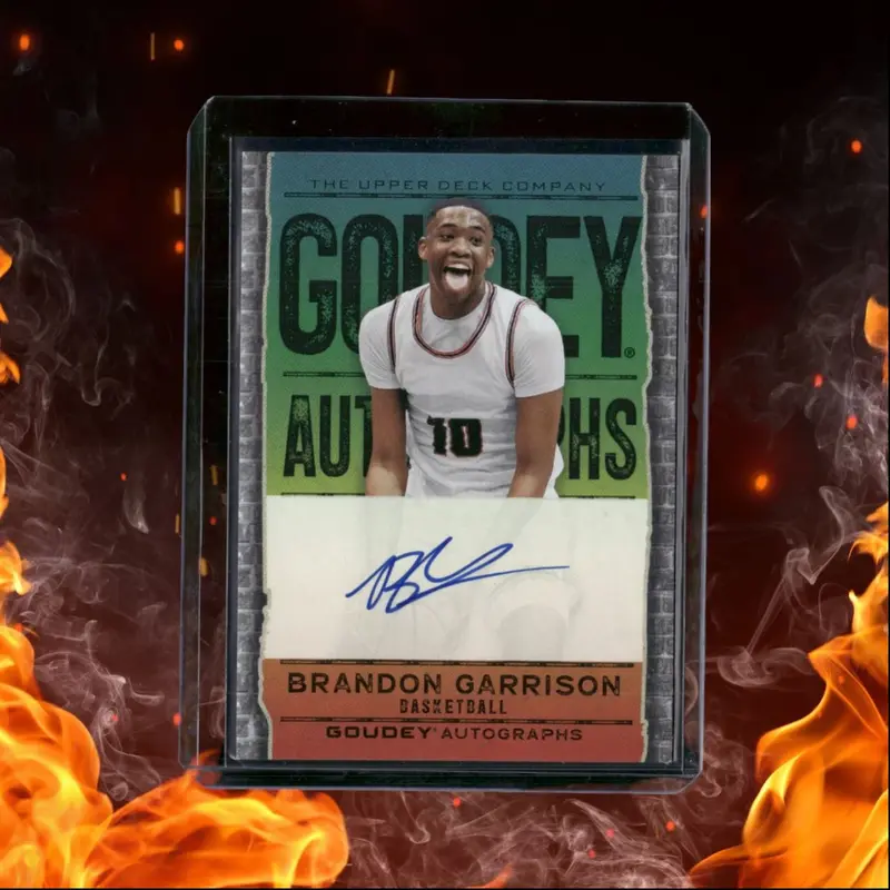 2024-25 Upper Deck Goodwin Champions Brandon Garrison Goudey Rookie Auto #GA-DG