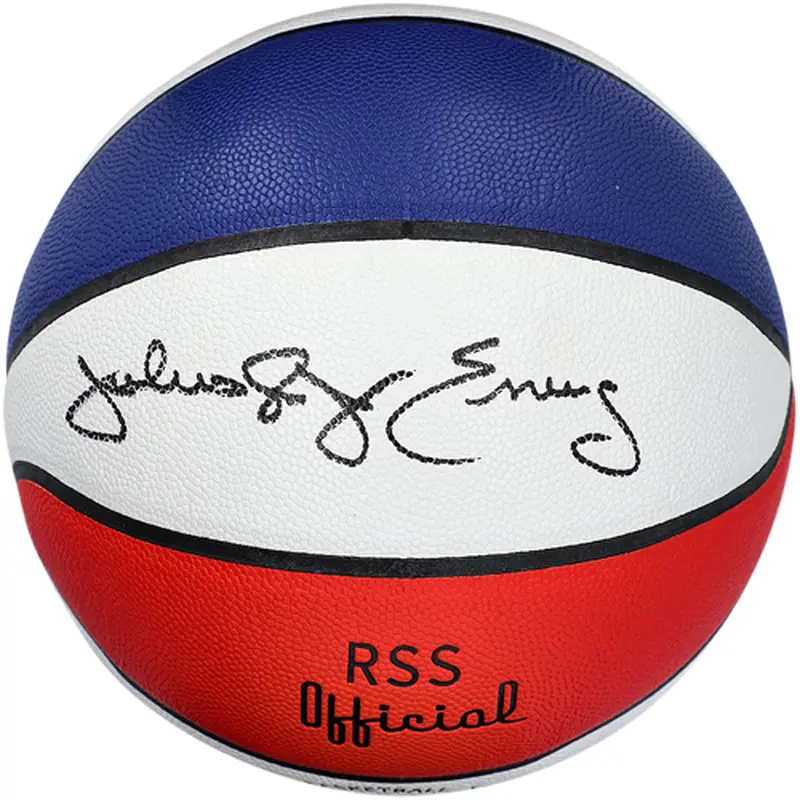 Julius "Dr. J" Erving Autographed Spalding ABA Basketball - Beckett Witness