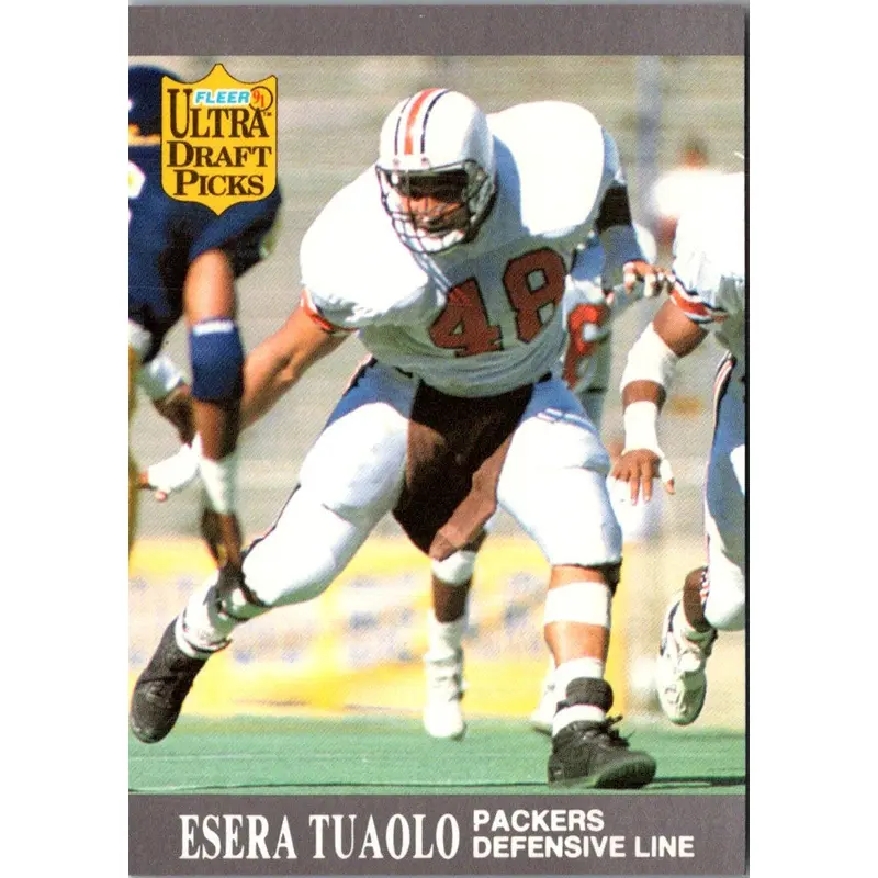 1991 Ultra Esera Tuaolo #295 Rookie