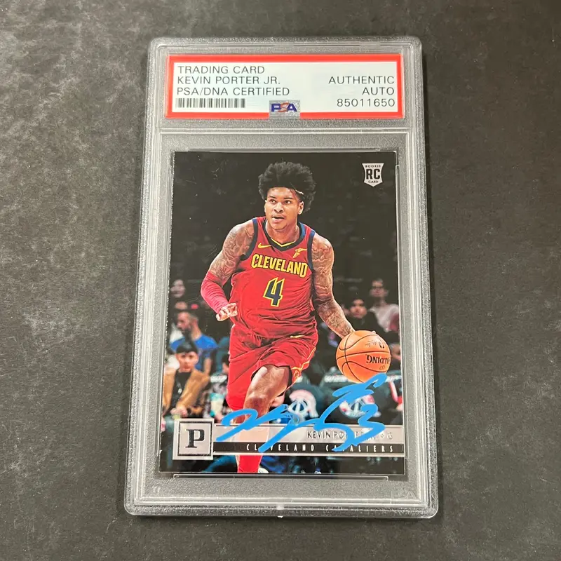 2019-20 Panini Chronicles #135 Kevin Porter Jr. Signed Card PSA Slabbed Cavaliers