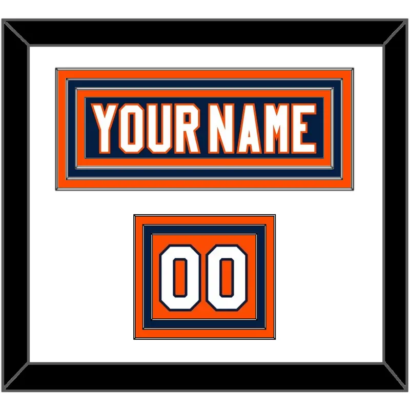 New York Nameplate & Number (Shoulder) - Home Blue (2007-2010) - Triple Mat 1