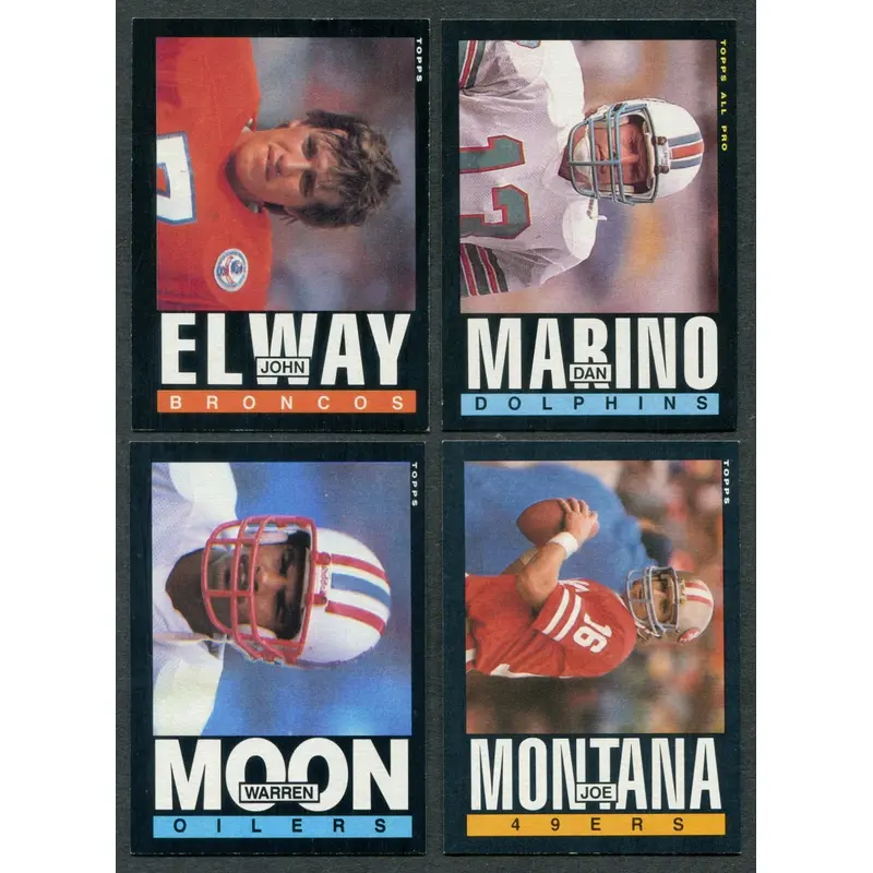 1985 Topps Football Complete Set NM (396) (24-481)