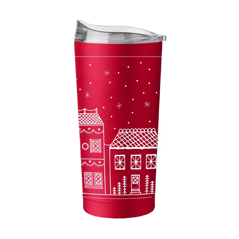 Christmas Village 20oz Powder Coat Tumbler
