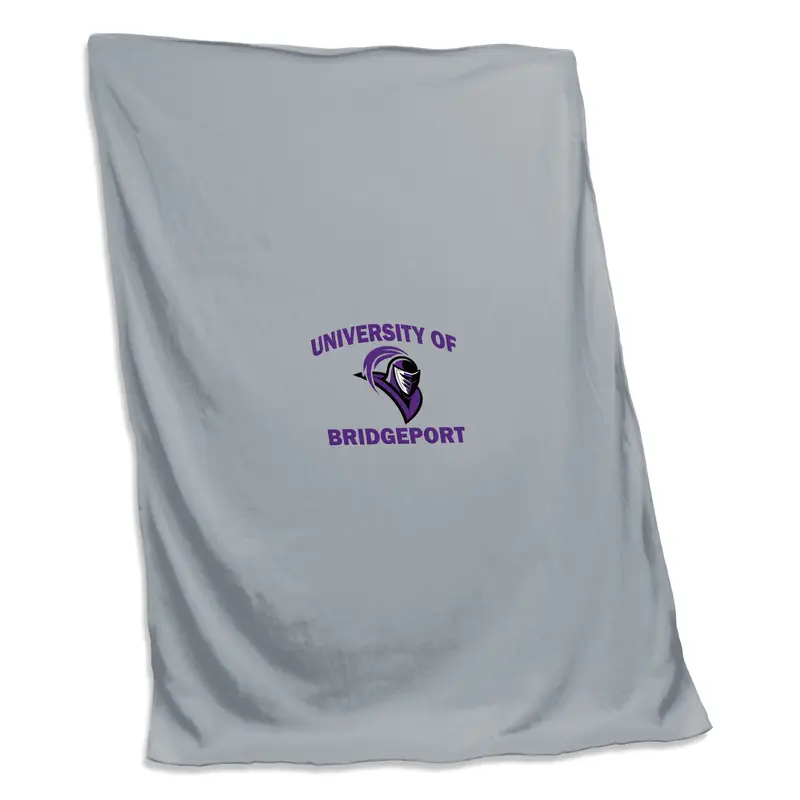 Univ of Bridgeport Screened Sweatshirt Blanket
