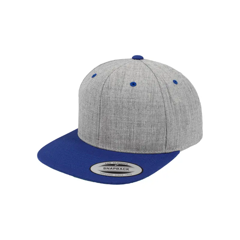 Classic Snapback 2-Tone - Heather Grey/Royal