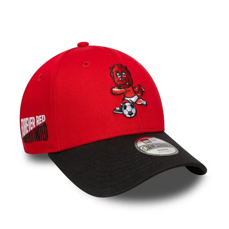 Youth Fred The Red Manchester United FC Red 9FORTY Cap