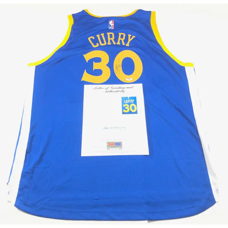 Stephen Curry signed jersey PSA/DNA Auto Grade 10 Autographed WARRIORS