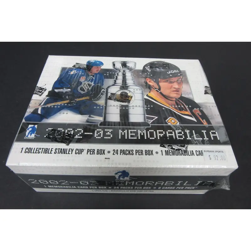 2002/03 ITG In The Game Be A Player Memorabilia Hockey Box
