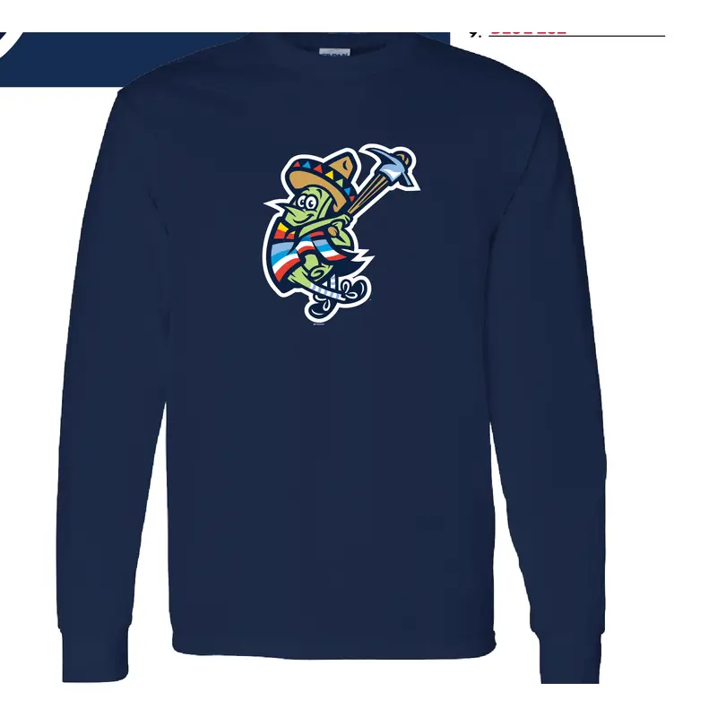 Adult Navy L/S Senor Apio Tee