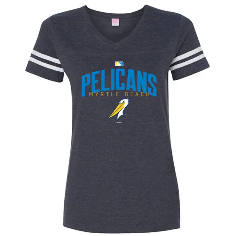 Myrtle Beach Pelicans Bimm Ridder Ladies Vintage Navy Sporty Gallagher Tee