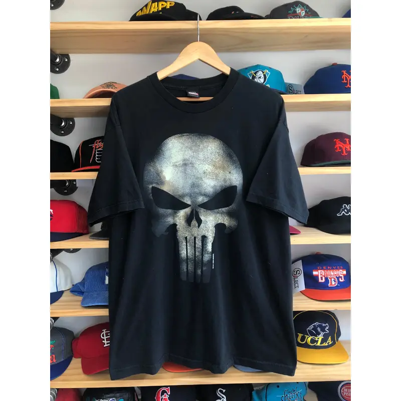 Vintage 2006 Marvel Punisher Logo Tee Size XL
