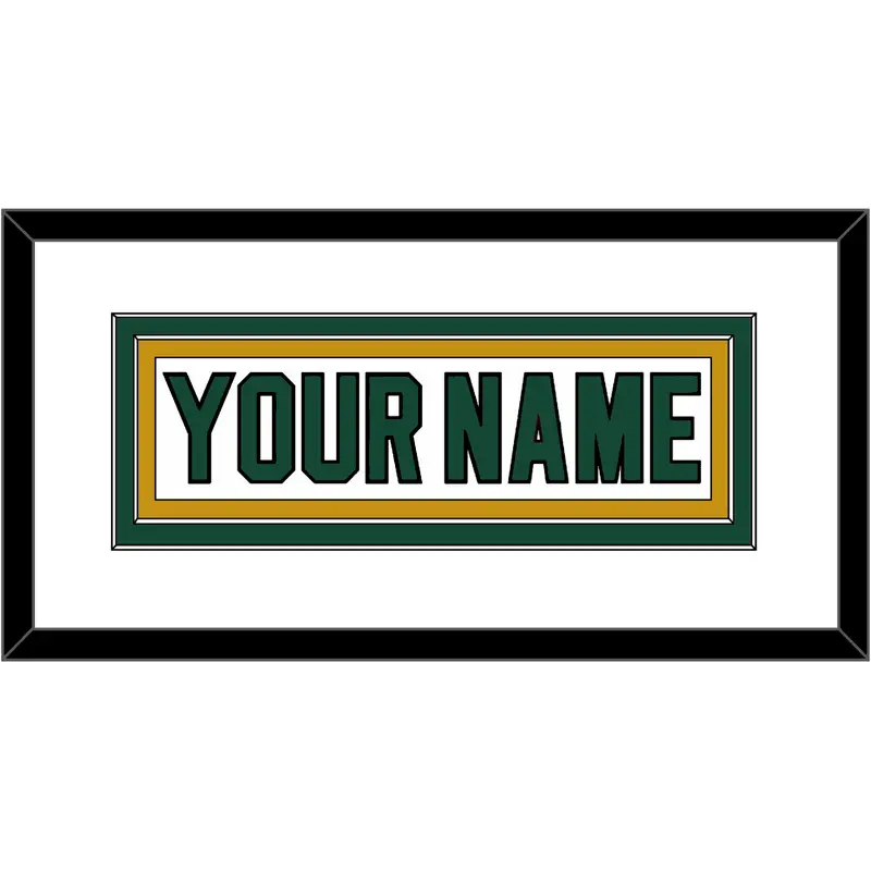 Dallas Nameplate - Home White (1994-1999) - Double Mat 2