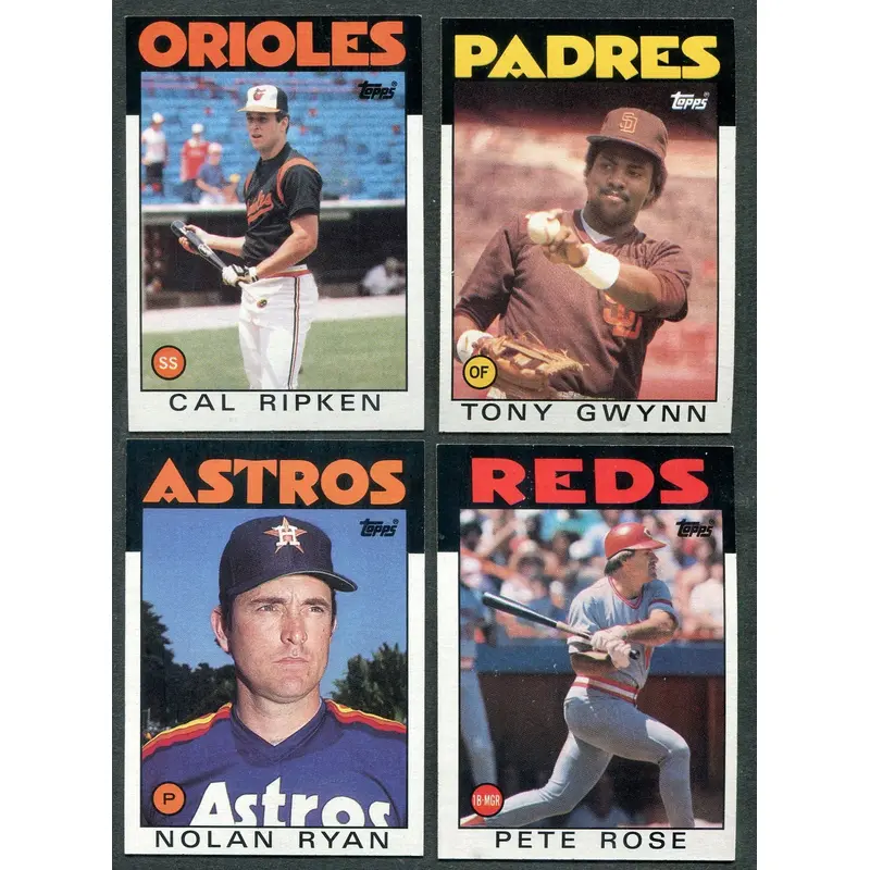 1986 Topps Baseball Complete Set NM (792) (24-656)