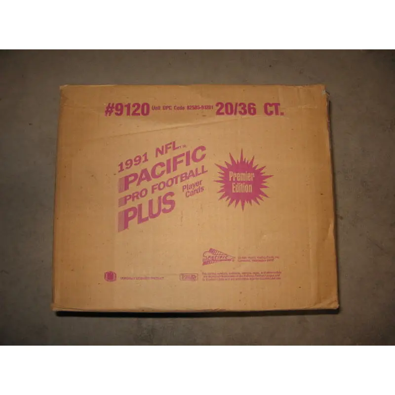 1991 Pacific Football Case (20 Box) (9120)