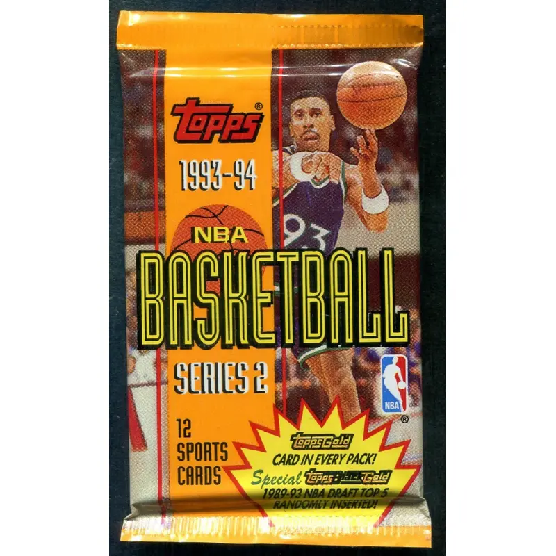1993/94 Topps Basketball Unopened Series 2 Pack