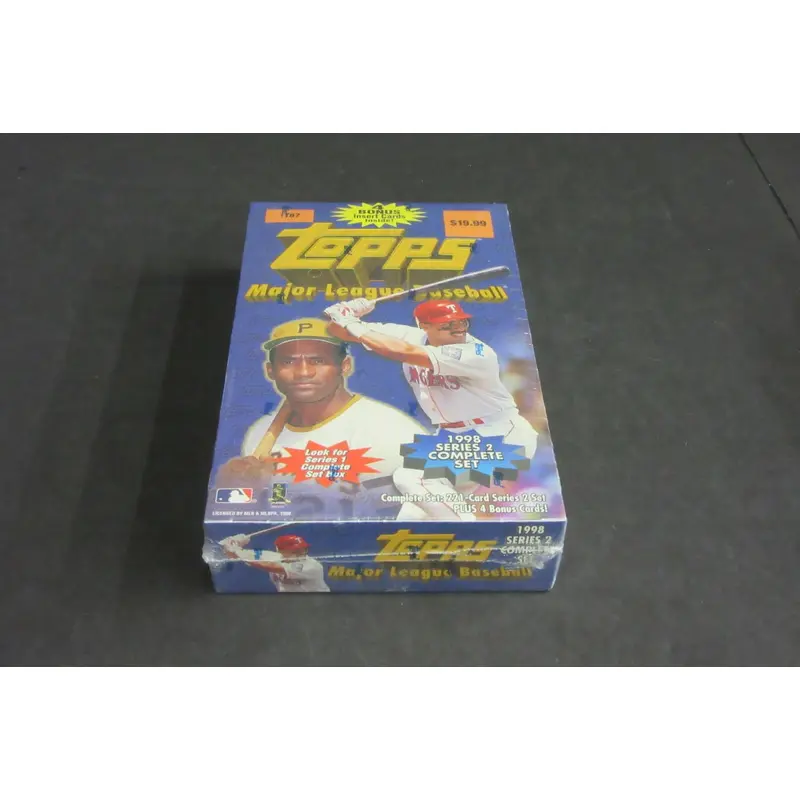 1998 Topps Baseball Complete Series 2 Set Box (Blaster)