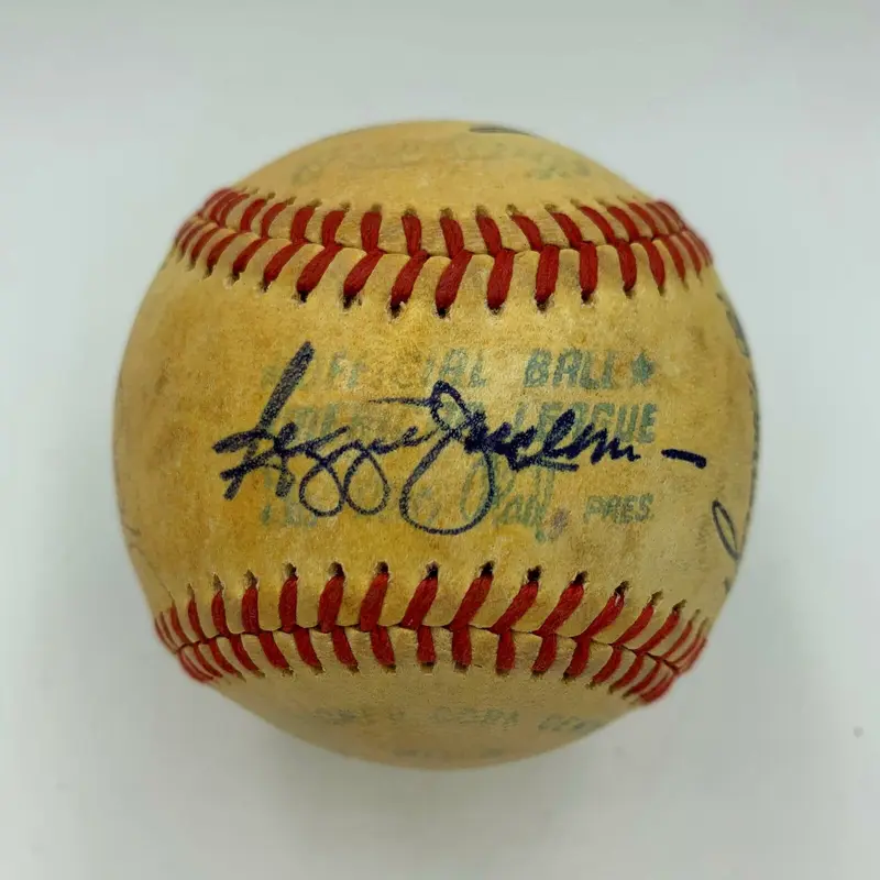 Harmon Killebrew Rod Carew Reggie Jackson Frank Robinson MVP Signed Baseball JSA