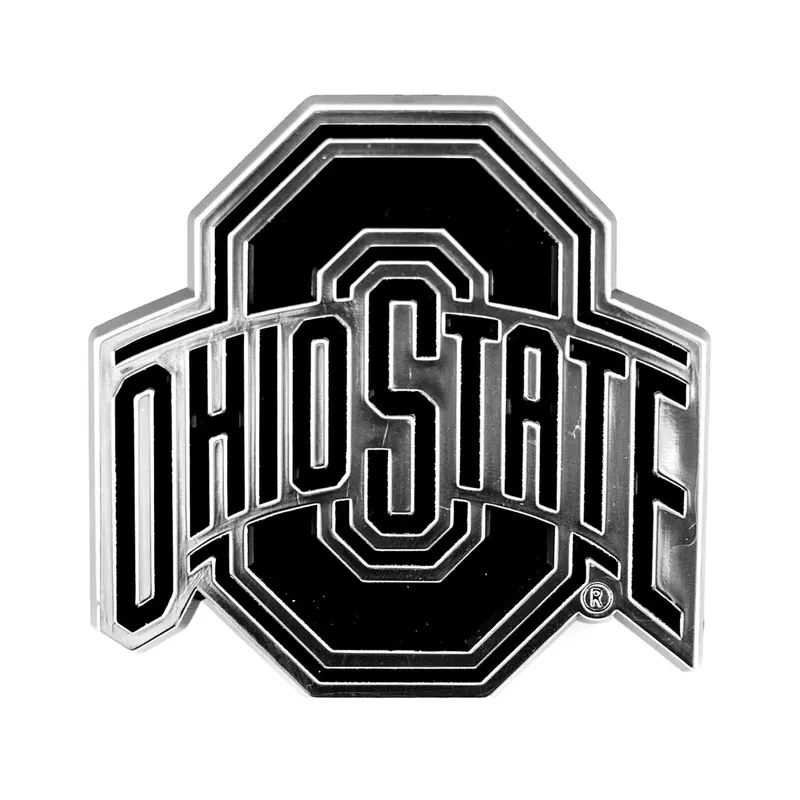 Ohio State University Molded Chrome Emblem