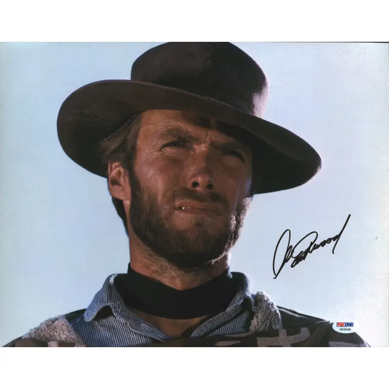 Clint Eastwood The Good, the Bad and the Ugly Signed 11x14 Photo Auto 10 PSA/DNA