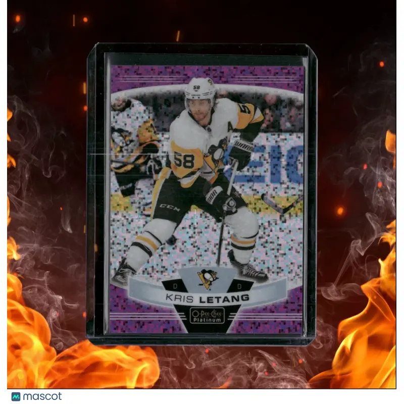 2019-20 O-Pee-Chee Platinum Kris Letang Violet Pixels 056/399 #16