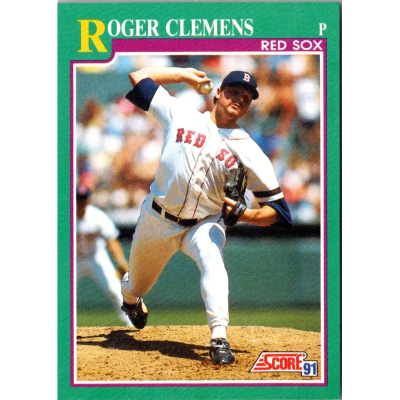 1991 Score Roger Clemens #655