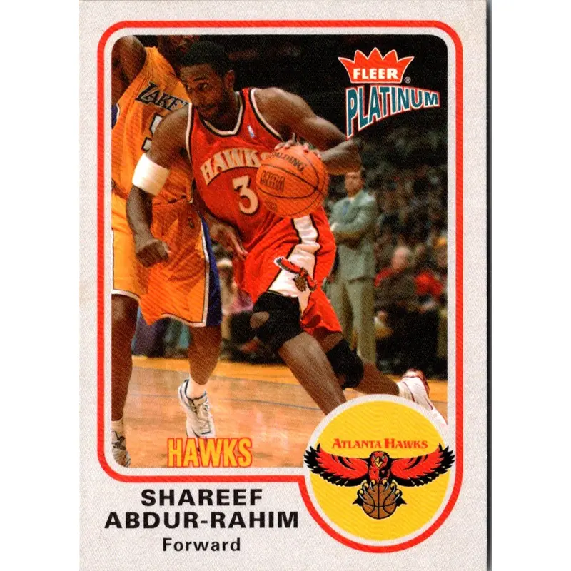 2002 Fleer Platinum Shareef Abdur-Rahim #89