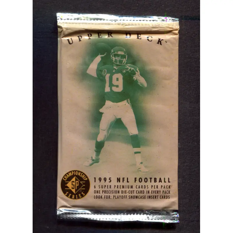 1995 Upper Deck SP Championship Series Football Unopened Pack (6)
