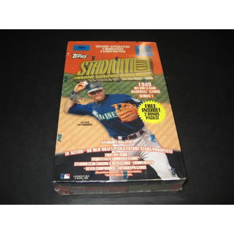 1999 Topps Stadium Club Baseball Series 1 Blaster Box (20/6)