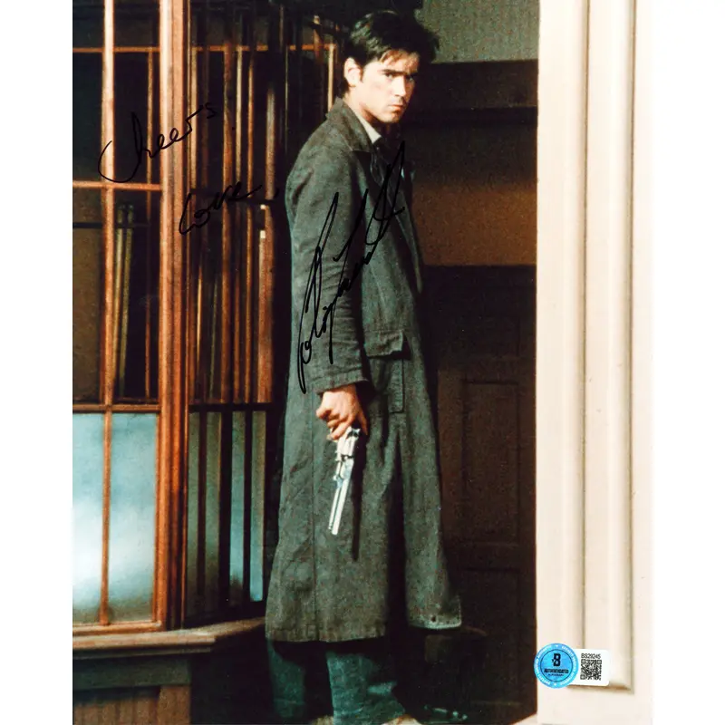 Colin Farrell American Outlaws "Cheers Love" Signed 8x10 Photo BAS #BS29245
