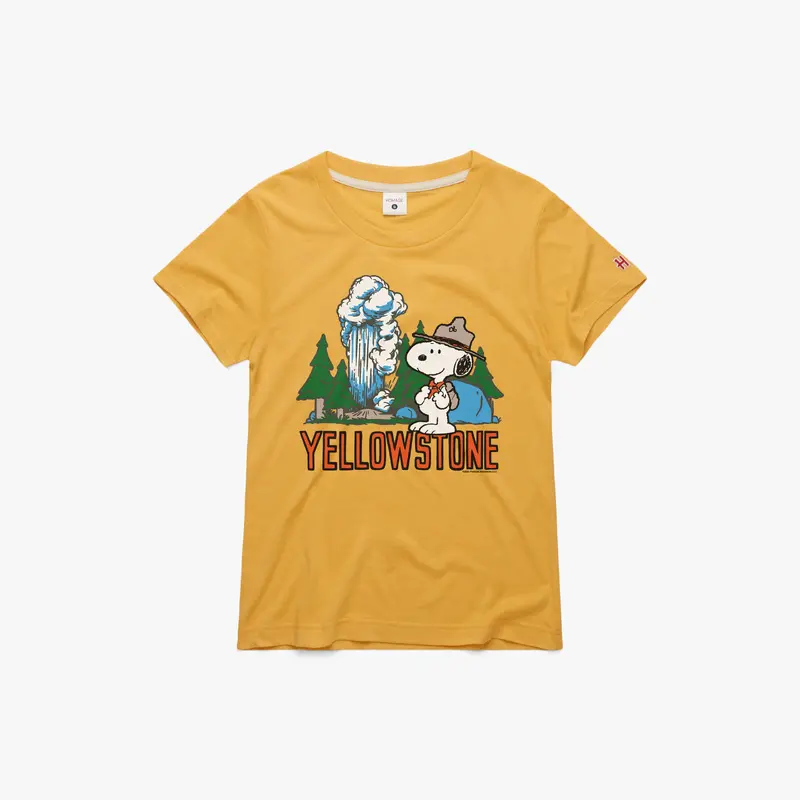 Women's Peanuts Snoopy x Yellowstone National Park