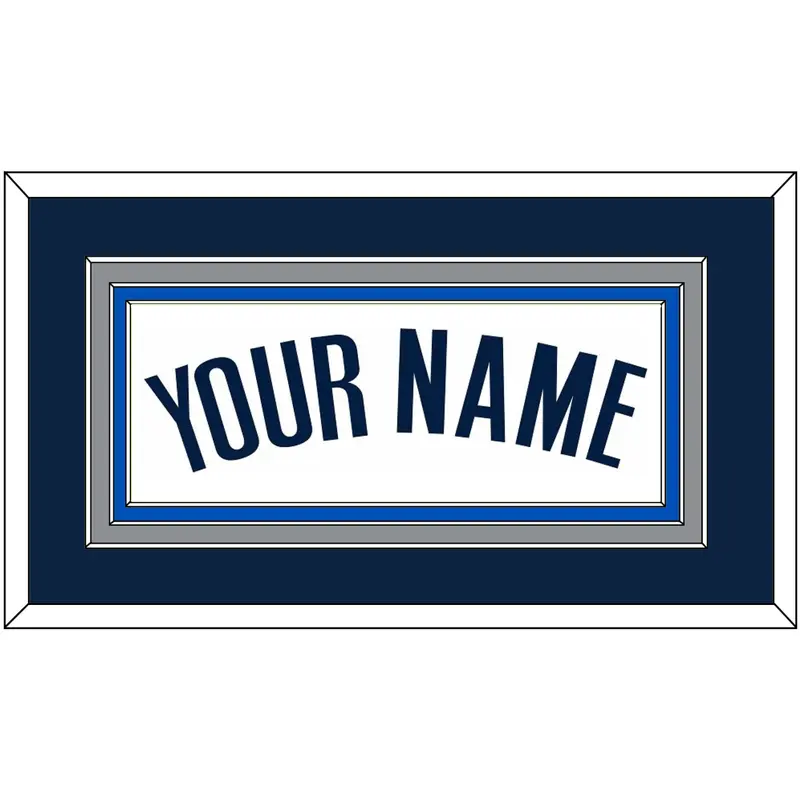 Dallas Name - White Association - Triple Mat 2