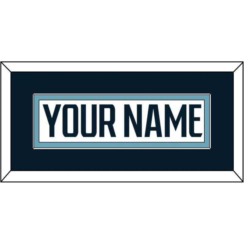 Seattle Nameplate - Road White - Single Mat 2