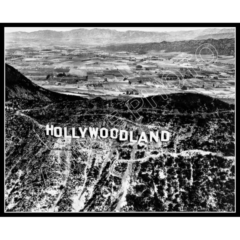 1923 Hollywood Sign 8X10 Photo - San Fernando Valley California - 2513