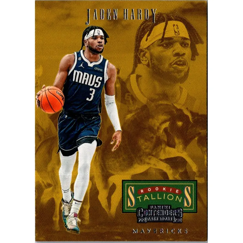 2022 Panini Contenders Rookie Stallions Jaden Hardy #16