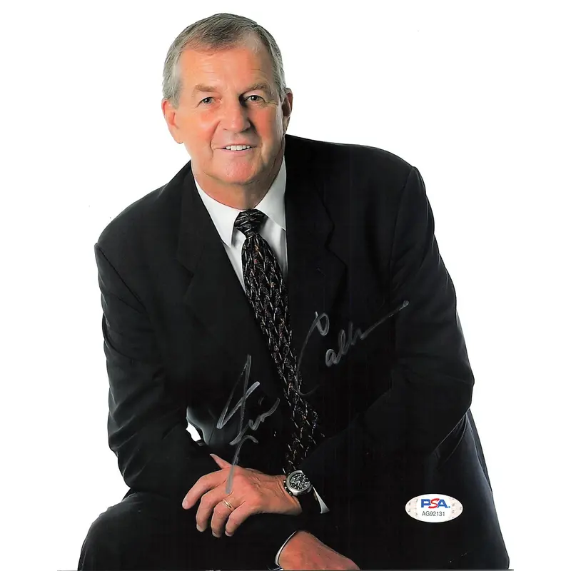 Jim Calhoun signed 8x10 photo PSA/DNA UConn Autographed