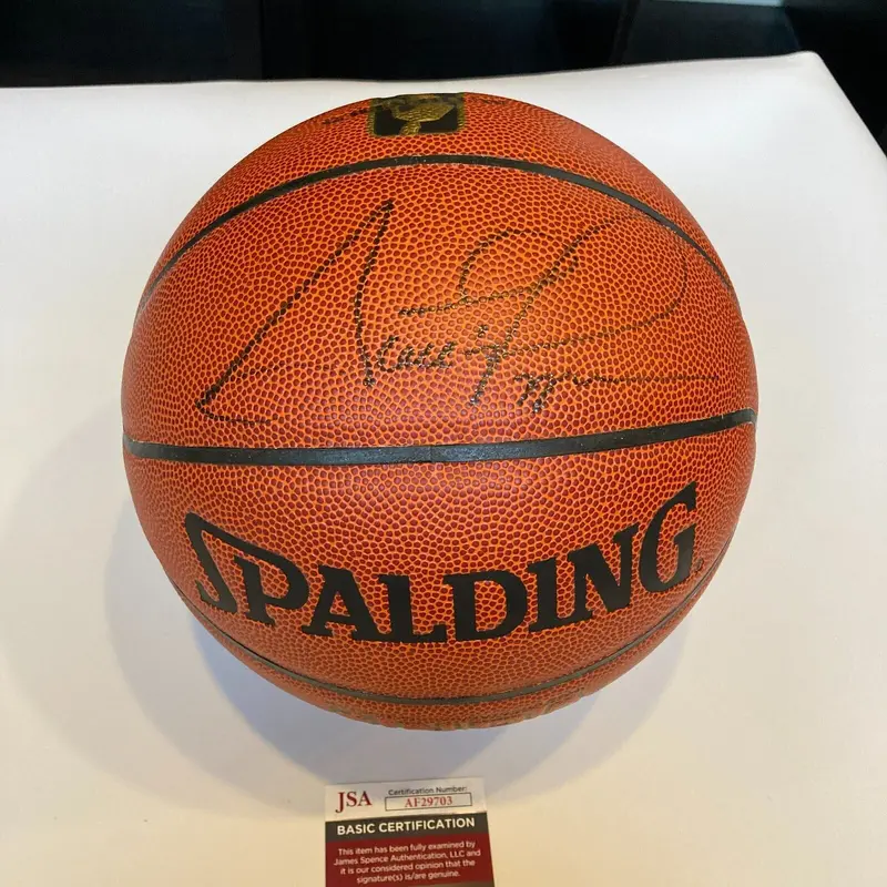 Scottie Pippen Signed Autographed Spalding NBA Basketball JSA COA
