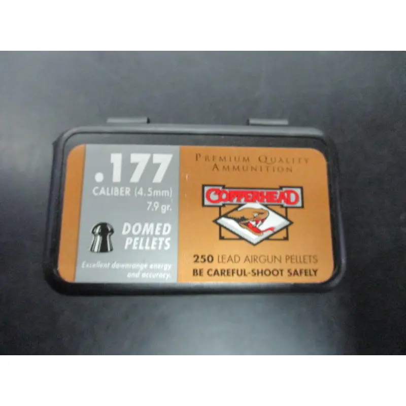 Used Copperhead .177 Caliber Domed Pellets